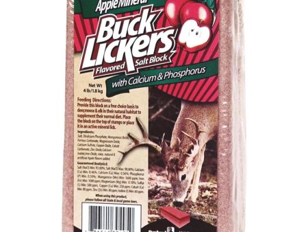 Buck Lickers 4 Flavored Salt Block With Calcium & Phosphorous Discount