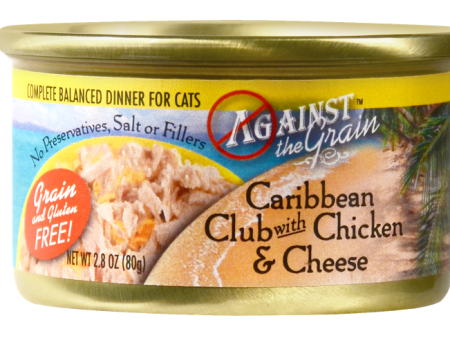 Against the Grain Caribbean Club with Chicken and Cheese Canned Cat Food Online Hot Sale