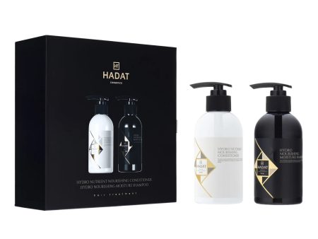 Hadat cosmetics Gift box Hydro Nourishing Moisture Shampoo and Nutrient Nourishing conditioner – dovanų dėžutė šampūnas bei kondicionierius, 250 ml Online Sale