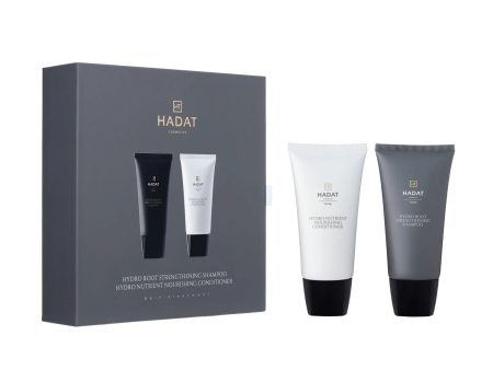 Hadat cosmetics Gift box Root Strengthening Shampoo and Nutrient Nourishing conditioner – dovanų dėžutė šampūnas bei kondicionierius, 70 ml Hot on Sale