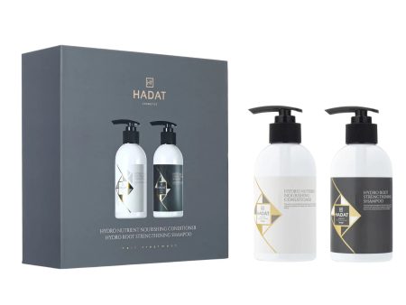 Hadat cosmetics Gift box Root Strengthening Shampoo and Nutrient Nourishing conditioner – dovanų dėžutė šampūnas bei kondicionierius, 250 ml For Discount