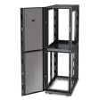 NetShelter SX Colocation 2 x 20U 600mm Wide x 1070mm Deep Enclosure with Sides Black Online Hot Sale