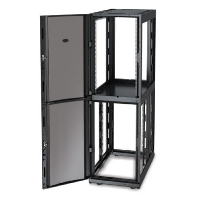 NetShelter SX Colocation 2 x 20U 600mm Wide x 1070mm Deep Enclosure with Sides Black Online Hot Sale