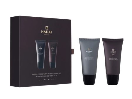 Hadat cosmetics Gift box root strengthening shampoo and liquid silk – dovanų dėžutė šampūnas bei kaukė, 70 ml on Sale