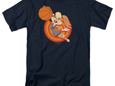 SPACE JAM : A NEW LEGACY : LOLA SLAM S\S ADULT 100% COTTON 18\1 T-SHIRT Navy 3X Hot on Sale